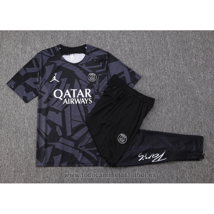 Chandal del Paris Saint-Germain Manga Corta 2022-2023 Gris